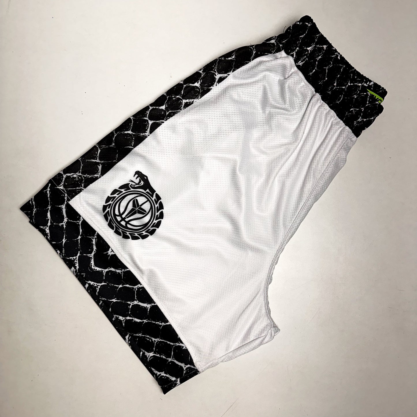 Viperstrike Elite White Basketball Shorts