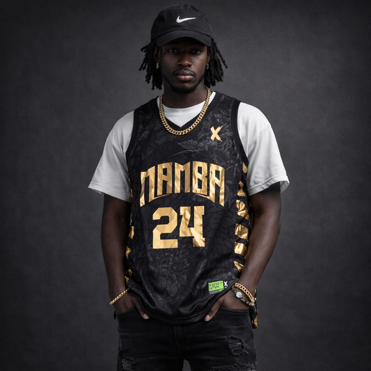 Black & Gold Mamba 24 Jersey 🐍 (streetwear)