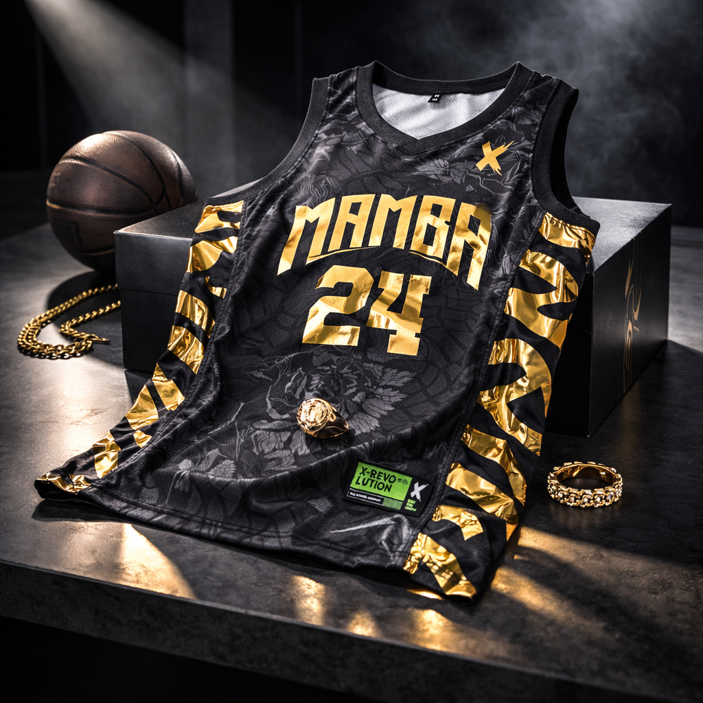 Black & Gold Mamba 24 Jersey 🐍 (streetwear)