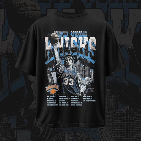 Knicks - Regular fit Cotton Bio wash T-shirt