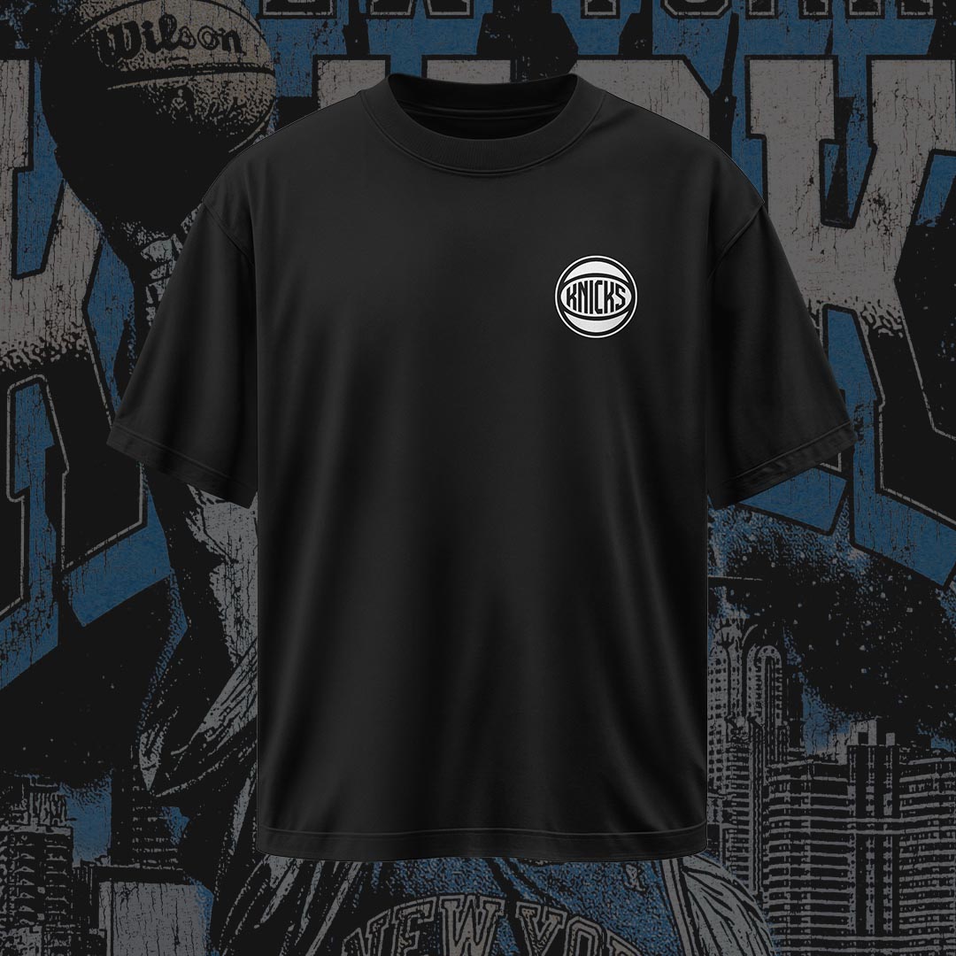 Knicks - Regular fit Cotton Bio wash T-shirt
