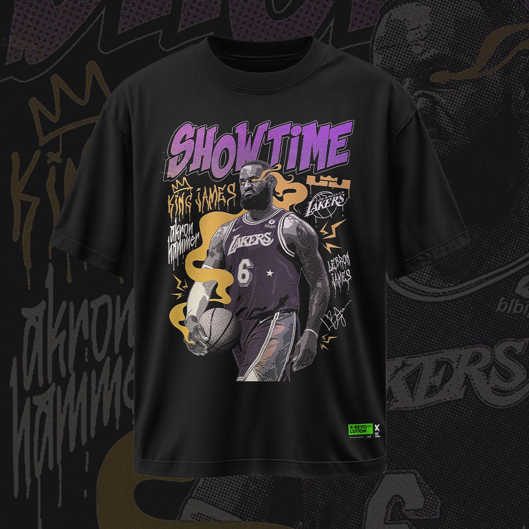Showtime - Regular fit Cotton Bio wash T-shirt